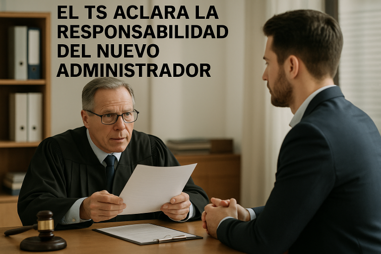 El TS aclara la responsabilidad del nuevo administrador